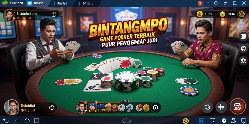Tampilan gameplay seru di BINTANGMPO dengan teman-teman.