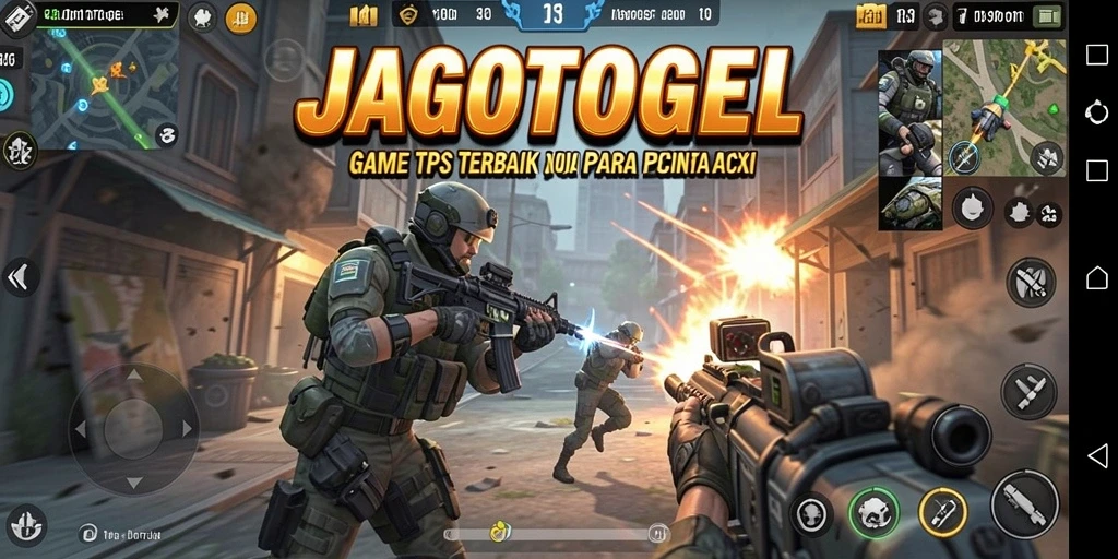 Tampilan gameplay seru dari JAGOTOGEL di genre TPS.