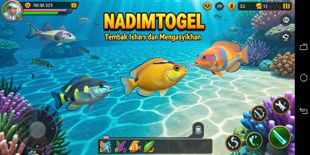 Screenshot gameplay seru Tembak Ikan NADIMTOGEL.