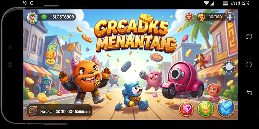Tampilan screenshot SLOST8808 menampilkan aksi gameplay Arcade yang seru.