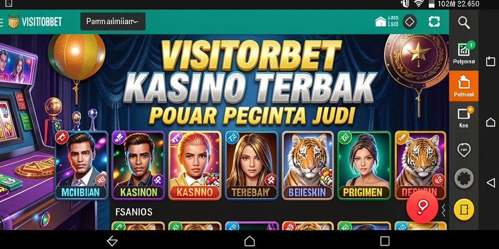 Screenshot gameplay menunjukkan pengalaman Kasino yang menegangkan.